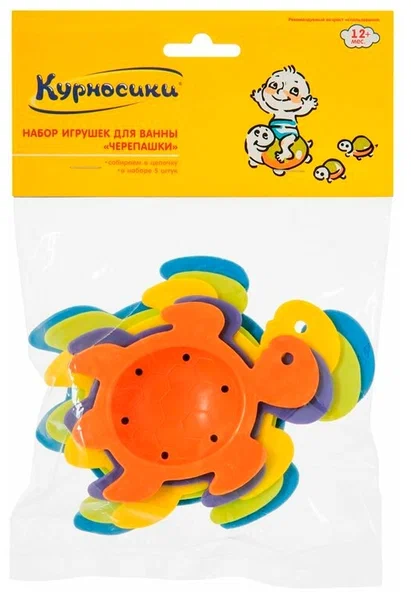 КУРНОСИКИ 27161 ИГРУШКА Д/ВАННОЙ ЧЕРЕПАШКИ