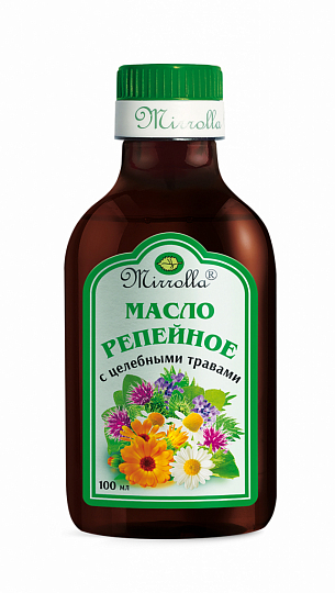 РЕПЕЙНОЕ МАСЛО С ЦЕЛЕБНЫМИ ТРАВАМИ 100МЛ/МИРРОЛЛА/