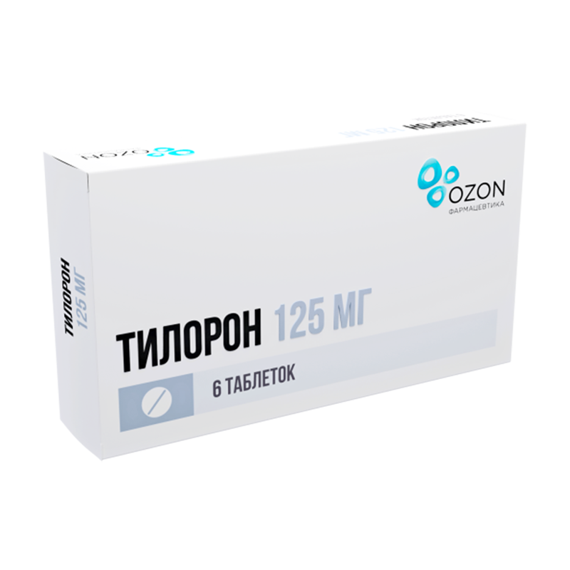 ТИЛОРОН ТАБ П/О 125МГ №6/ОЗОН/