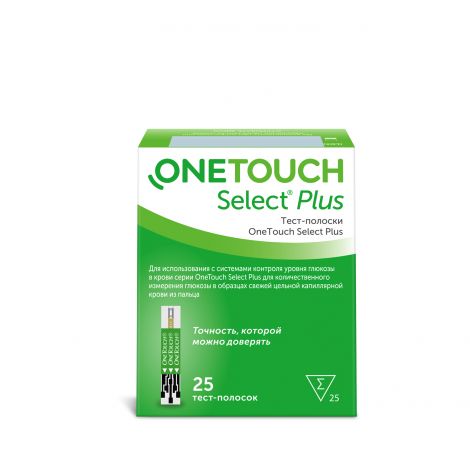 ТЕСТ-ПОЛОСКИ ВАН-ТАЧ СЕЛЕКТ ПЛЮС N25