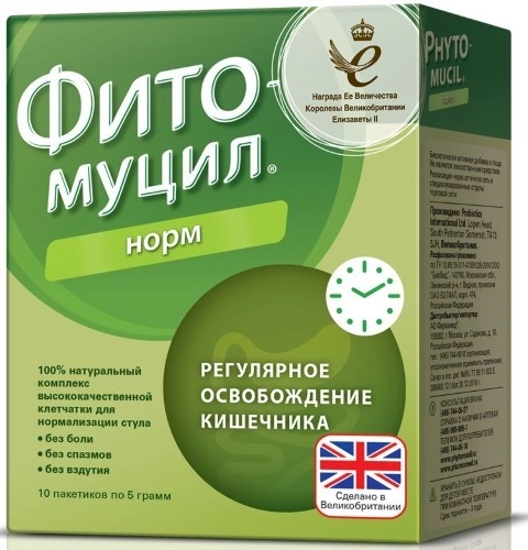 ФИТОМУЦИЛ НОРМ ПОР 5Г ПАК №10 Д