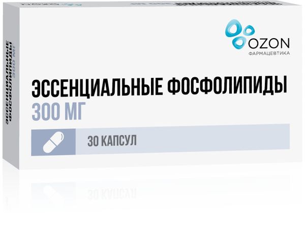 ЭССЕНЦИАЛЬНЫЕ ФОСФОЛИПИДЫ КАПС 300МГ №30/ОЗОН/