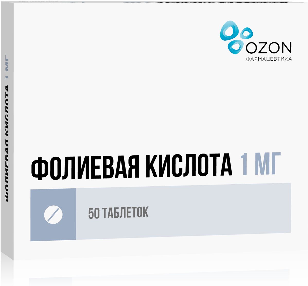 ФОЛИЕВАЯ К-ТА ТАБ 1МГ №50/ОЗОН/
