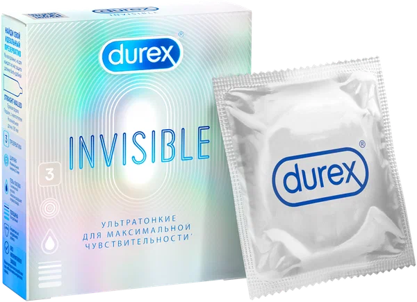 ПРЕЗЕРВАТИВЫ ДЮРЕКС INVISIBLE №3