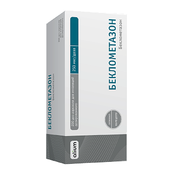 БЕКЛОМЕТАЗОН АЭРОЗОЛЬ Д/ИНГ 250МКГ/1ДОЗА 200ДОЗ/БИННОФАРМ/