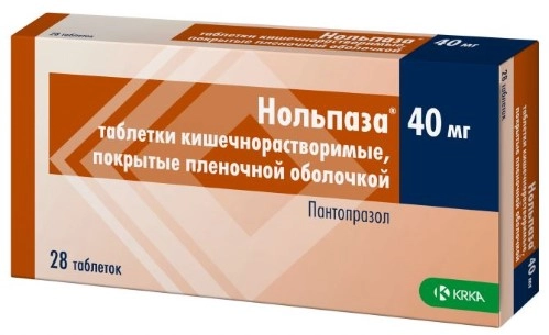 НОЛЬПАЗА ТАБ П/О 40МГ №28