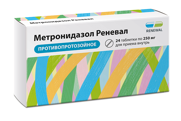 МЕТРОНИДАЗОЛ ТАБ 250МГ №24/ОБНОВЛЕНИЕ/