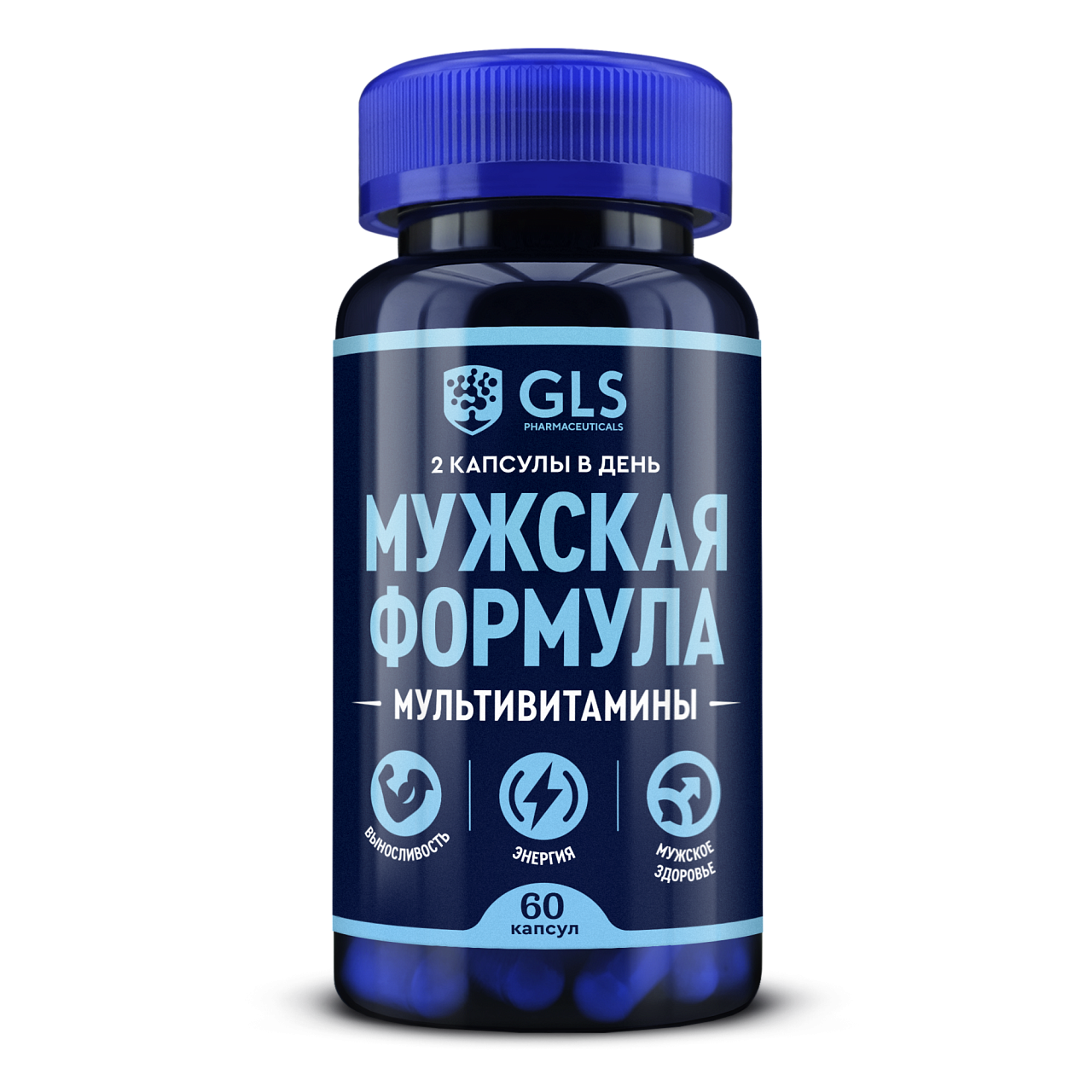 ГЛС МУЖСКАЯ ФОРМУЛА КАПС МАССОЙ 440МГ №60