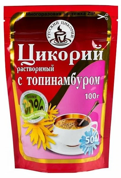 ЦИКОРИЙ РУССКИЙ ЦИКОРИЙ РАСТВ 100Г С ТОПИНАМБУРОМ