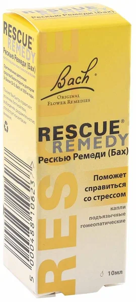 РЕСКЬЮ РЕМЕДИ КАПЛИ ПОДЪЯЗЫЧНЫЕ 10МЛ