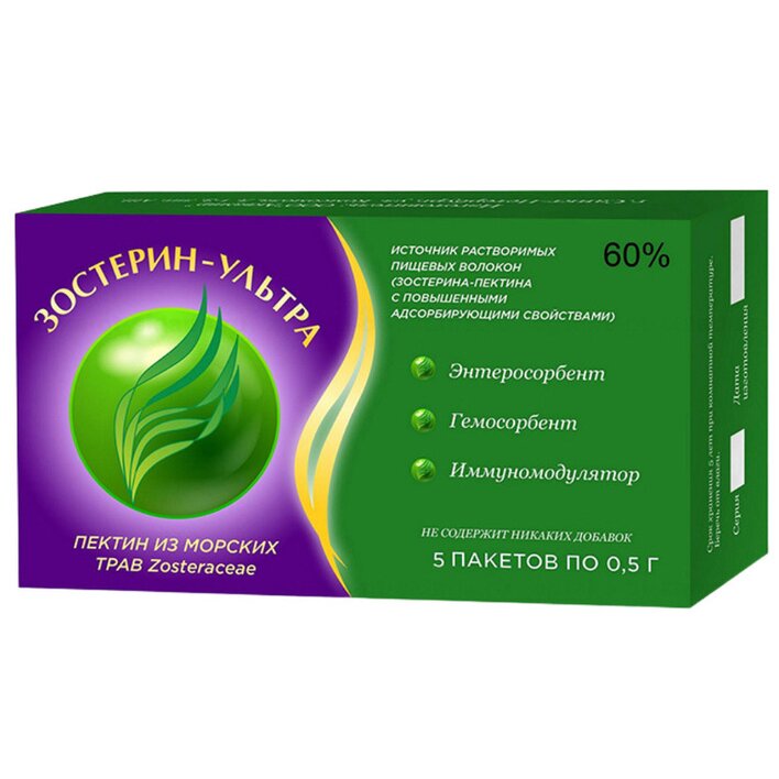 ЗОСТЕРИН-УЛЬТРА ПАК 60% 0,5Г №5