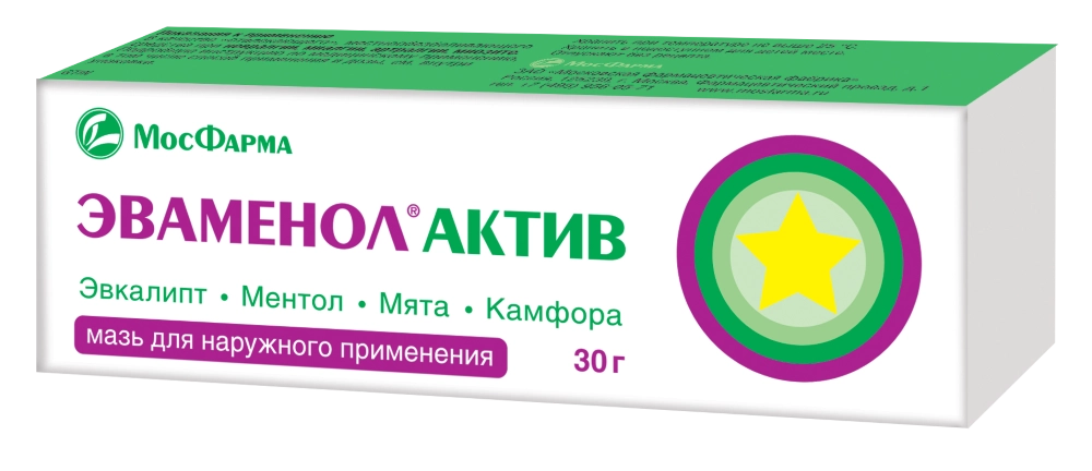 ЭВАМЕНОЛ АКТИВ МАЗЬ 30Г/МОСКОВСКАЯ/