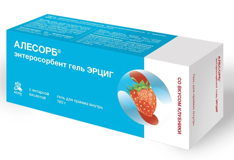 ЭРЦИГ АЛЕСОРБ ЭНТЕРОСОРБЕНТ ГЕЛЬ 180Г