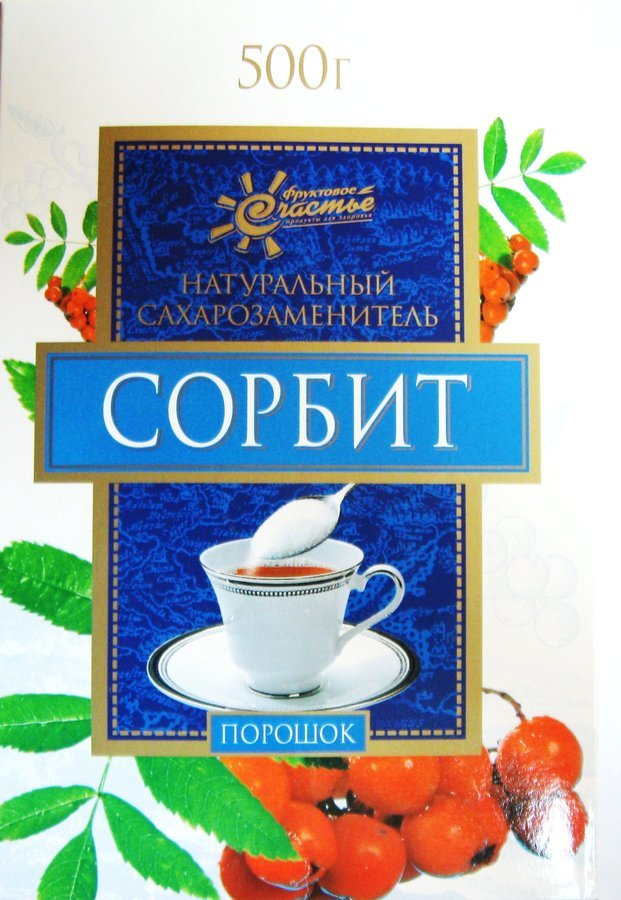 СОРБИТ ПИЩЕВОЙ ПОР КОРОБКА 500Г/СЛАДКИЙ МИР/