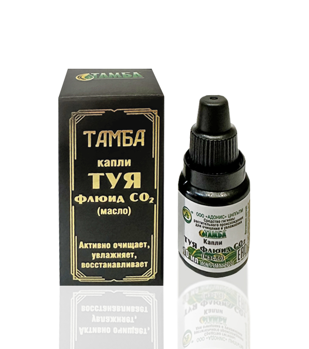 АДОНИС ТАМБА КАПЛИ ТУЯ ФЛЮИД МАСЛО 10МЛ