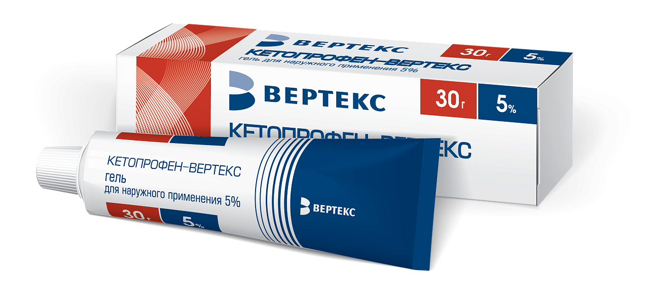 КЕТОПРОФЕН ГЕЛЬ 5% 30Г/ВЕРТЕКС/