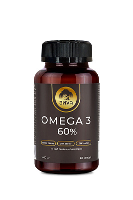 ОМЕГА 3 - 60% 1400МГ КАПС №60/ЭЙVА/ЭЙВА/