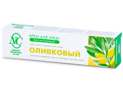 НЕВСКАЯ КОСМЕТИКА КРЕМ ДЛЯ ЛИЦА ОЛИВКОВЫЙ 40МЛ фото в интернет-аптеке Склад Лекарств