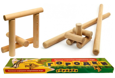 ИГРУШКА ИГРА В ГОРОДКИ 7 ЭЛЕМЕНТОВ фото в интернет-аптеке Склад Лекарств