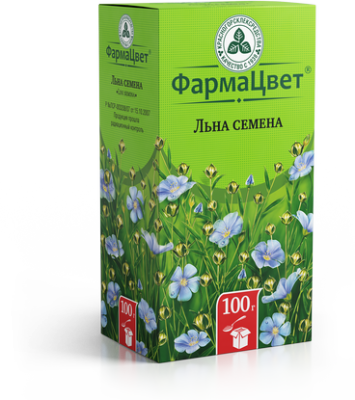ЛЬНА СЕМЕНА 100Г/КРАСНОГОРСКЛЕКСРЕДСТВА/ фото в интернет-аптеке Склад Лекарств
