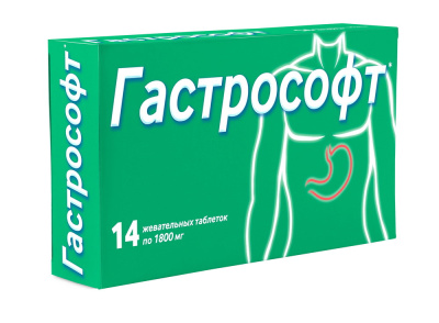ГАСТРОСОФТ КОМПЛЕКС С АЛЬГИНАТОМ НАТРИЯ ТАБ ЖЕВ 1800МГ №14 фото в интернет-аптеке Склад Лекарств