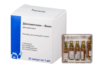 ДЕКСАМЕТАЗОН Р-Р Д/ИН 4МГ/МЛ (0,4%) АМП 1МЛ №25/СИ ЭС ПИ СИ/ Д фото в интернет-аптеке Склад Лекарств