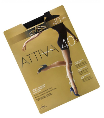 КОЛГОТКИ ИНКАНТО ATTIVA 40ДЕН Р4 ЧЕРНЫЕ NERO фото в интернет-аптеке Склад Лекарств