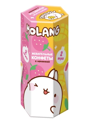 MOLANG ЖЕВАТ КОНФЕТЫ С НАЧИНКОЙ КЛУБНИКА МАНГО14Г УТ70785/КОНФИТРЕЙД/ фото в интернет-аптеке Склад Лекарств