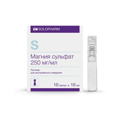 МАГНИЯ СУЛЬФАТ Р-Р Д/ИН 250МГ/МЛ (25%) АМП 10МЛ №10/ГРОТЕКС/ фото в интернет-аптеке Склад Лекарств