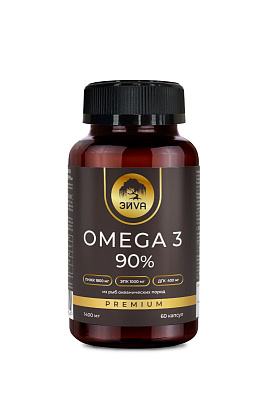 ОМЕГА 3 - 90% 1400МГ КАПС №60/ЭЙVА/ЭЙВА/