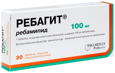 РЕБАГИТ ТАБ П/П/О 100МГ №30/ФАРМАКОР/ фото в интернет-аптеке Склад Лекарств