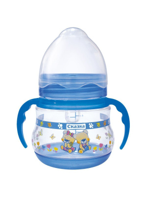 СКАЗКА БУТЫЛОЧКА ПЛАСТ 150 МЛ С СИЛИК. КЛАССИЧЕСКОЙ СОСКОЙ С ШИРОКИМ ГОРЛОМ 1196 фото в интернет-аптеке Склад Лекарств