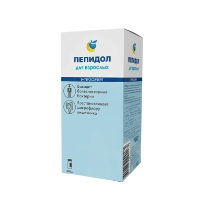 ПЕПИДОЛ ПЭГ Р-Р ВНУТРЬ Д/ВЗР 5% 450МЛ фото в интернет-аптеке Склад Лекарств