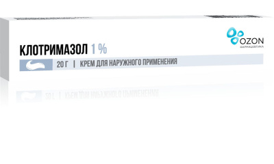 КЛОТРИМАЗОЛ КРЕМ 1% 20Г/ОЗОН/ фото в интернет-аптеке Склад Лекарств