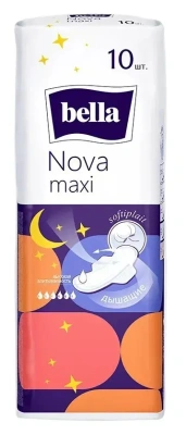 БЕЛЛА ПРОКЛАДКИ НОВА МАКСИ СОФТПЛАНТ ЭЙР №10 фото в интернет-аптеке Склад Лекарств