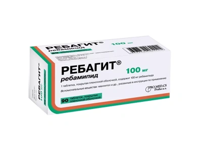 РЕБАГИТ ТАБ П/П/О 100МГ №90/ПРОМЕД/ Д фото в интернет-аптеке Склад Лекарств