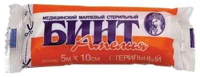 БИНТ СТЕРИЛЬНЫЙ 5Х10СМ/АМЕЛИЯ/ фото в интернет-аптеке Склад Лекарств