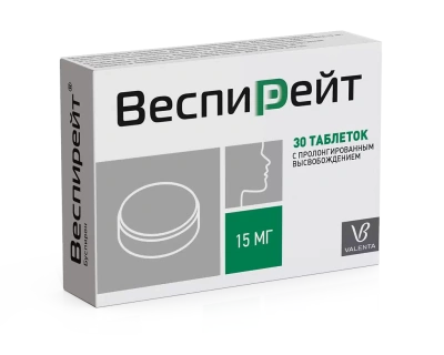 ВЕСПИРЕЙТ ТАБ С ПРОЛОНГ ВЫСВОБ 15МГ №30/ВАЛЕНТА/ фото в интернет-аптеке Склад Лекарств