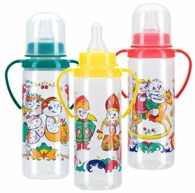 КУРНОСИКИ БУТЫЛОЧКА ПОЛИПРОП С РУЧКАМИ С СИЛИК СОСКОЙ 6+МЕС 250МЛ 11113 фото в интернет-аптеке Склад Лекарств