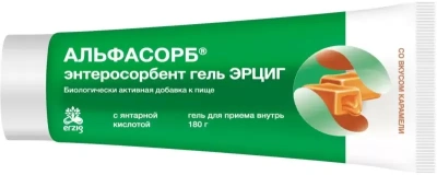 АЛЬФАСОРБ ЭНТЕРОСОРБЕНТ ГЕЛЬ ЭРЦИГ Д/ПРИЕМА ВНУТРЬ КАРАМЕЛЬ 180Г фото в интернет-аптеке Склад Лекарств