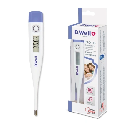 БИ ВЕЛЛ ТЕРМОМЕТР PRO-05 МЕДИЦИНСКИЙ ЭЛЕКТРОННЫЙ фото в интернет-аптеке Склад Лекарств