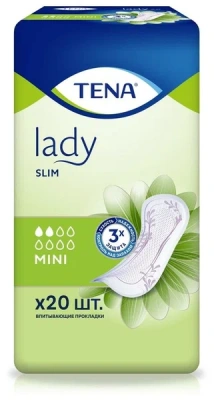 ТЕНА ЛЕДИ СЛИМ ПРОКЛАДКИ ЖЕН УРОЛ МИНИ №20 фото в интернет-аптеке Склад Лекарств
