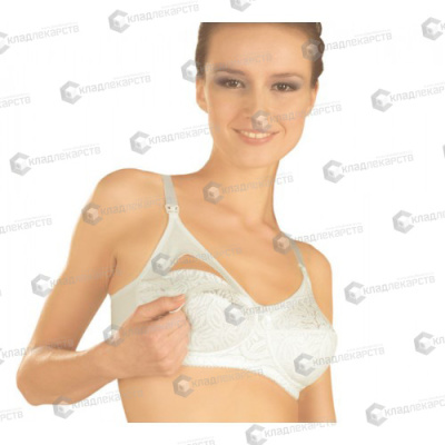 БЮСТГАЛЬТЕР ПОСЛЕРОДОВОЙ АЛЕНА БЕЛЫЙ 0010 РАЗМЕР 85Д фото в интернет-аптеке Склад Лекарств