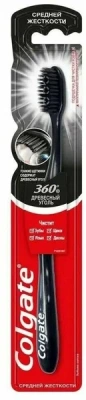 КОЛГЕЙТ З/ЩЕТКА 360 С ДРЕВЕСНЫМ УГЛЕМ СРЕДНЯЯ фото в интернет-аптеке Склад Лекарств