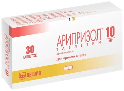АРИПРИЗОЛ ТАБ 10МГ №30 фото в интернет-аптеке Склад Лекарств
