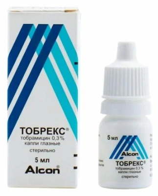 ТОБРЕКС КАПЛИ ГЛАЗНЫЕ 0,3% ФЛ 5МЛ фото в интернет-аптеке Склад Лекарств