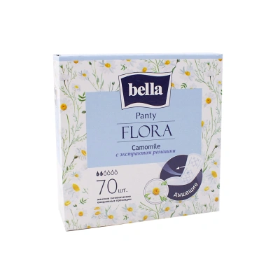 БЕЛЛА ПРОКЛАДКИ ЕЖЕДН ПАНТИ ФЛОРА РОМАШКА №70 фото в интернет-аптеке Склад Лекарств