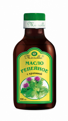 РЕПЕЙНОЕ МАСЛО С КРАПИВОЙ 100МЛ/МИРРОЛЛА/ фото в интернет-аптеке Склад Лекарств