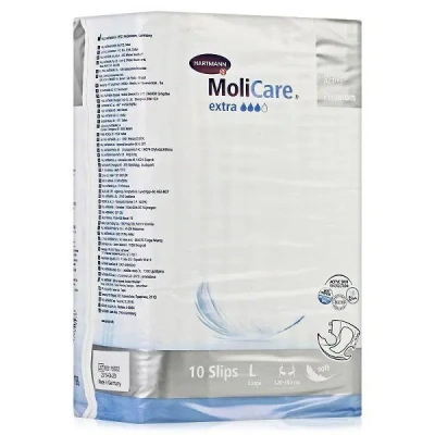 ХАРТМАНН ПОДГУЗНИКИ ДЛЯ ВЗР МОЛИКАР ПРЕМИУМ СОФТ ЭКСТРА L №10 Д фото в интернет-аптеке Склад Лекарств