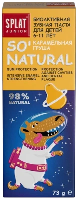 СПЛАТ З/ПАСТА КАРАМЕЛЬНАЯ ГРУША 73Г 6-11ЛЕТ 55МЛ фото в интернет-аптеке Склад Лекарств